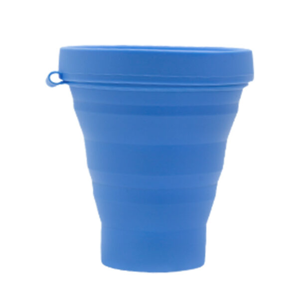 Solid Color MIni Silicone Folding Water Mug