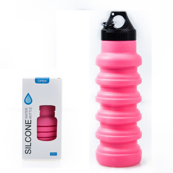 Outdoor Silicone Folding Sports Water Bottle