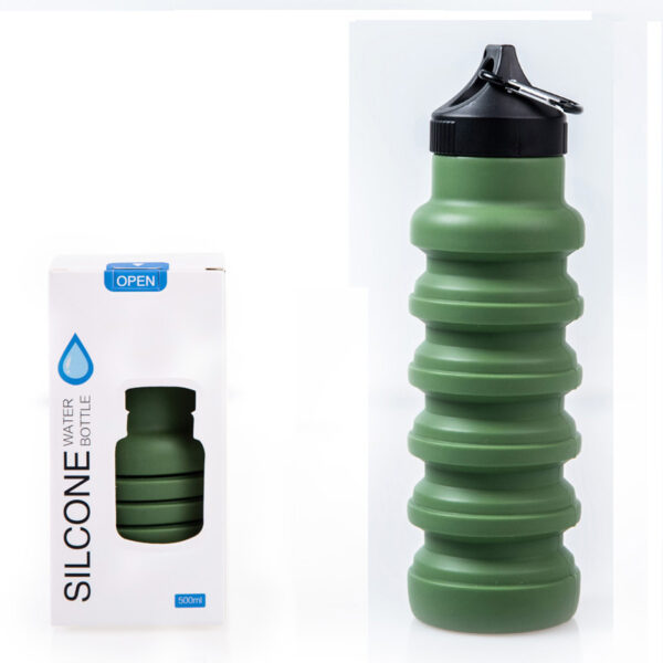 Outdoor Silicone Folding Sports Water Bottle