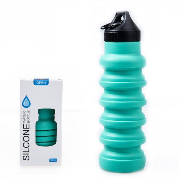 Outdoor Silicone Folding Sports Water Bottle