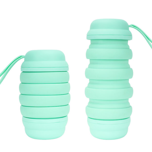 Large Capacity Silicone Folding Water Bottle