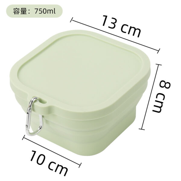 Foodgrade Silicone Folding Lunch Box