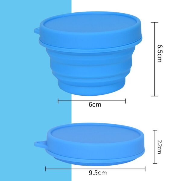 Outdoor Portable Silicone Folding Lunch Box