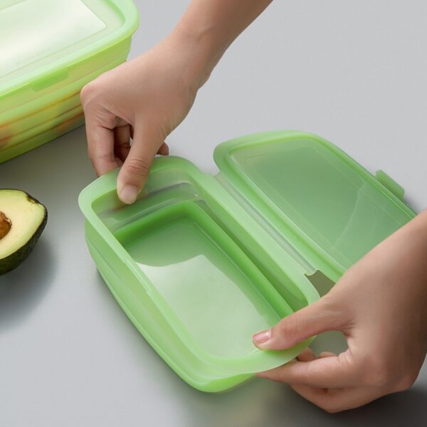 Food-grade Silicone Foldable Lunch Box