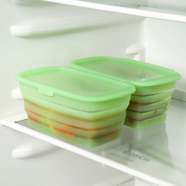 Food-grade Silicone Foldable Lunch Box