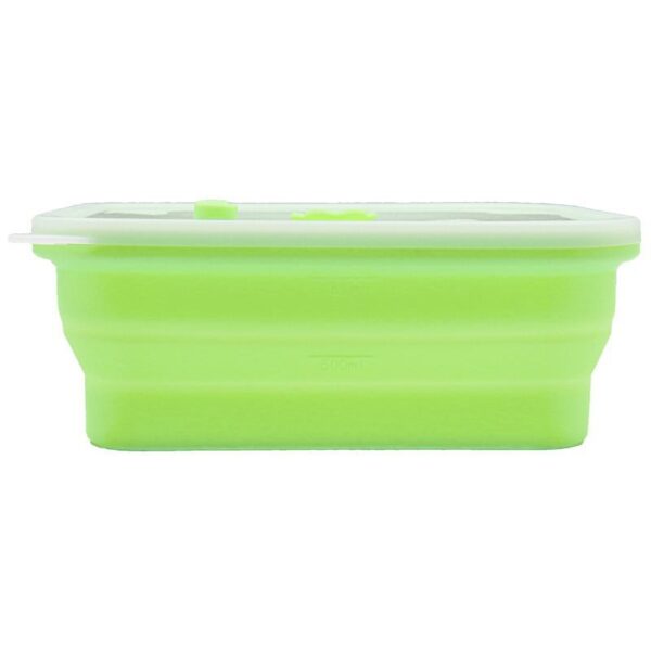 Portable Outdoor Silicone Folding Lunch Box