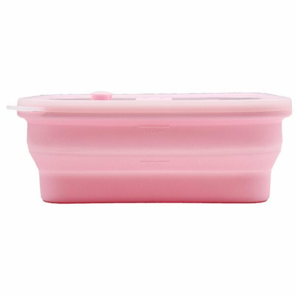 Portable Outdoor Silicone Folding Lunch Box