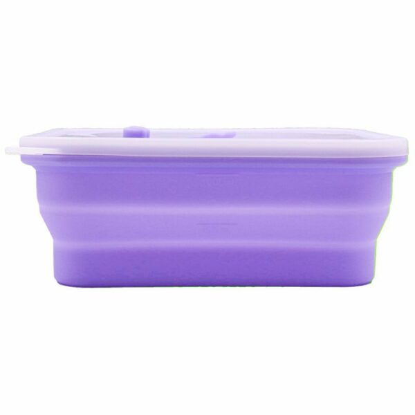 Portable Outdoor Silicone Folding Lunch Box