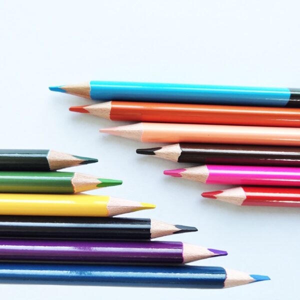 Colorful Double-ended Drawing Pencil