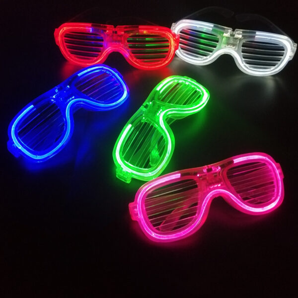 Party LED Shutter Shades Blind Eye Glasses