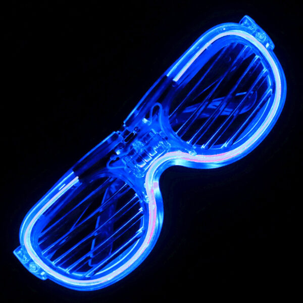 Party LED Shutter Shades Blind Eye Glasses