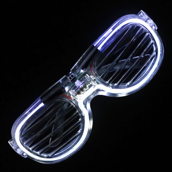 Party LED Shutter Shades Blind Eye Glasses