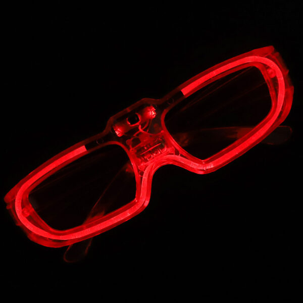 LED Square-shaped Shutter Shades Blind Eye Glasses