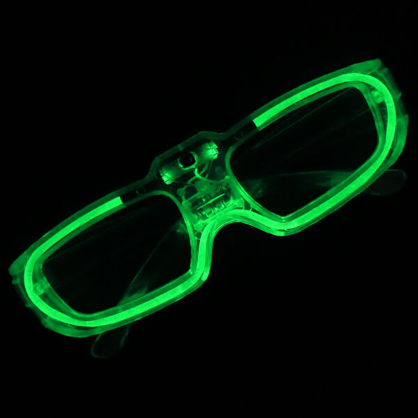 LED Square-shaped Shutter Shades Blind Eye Glasses