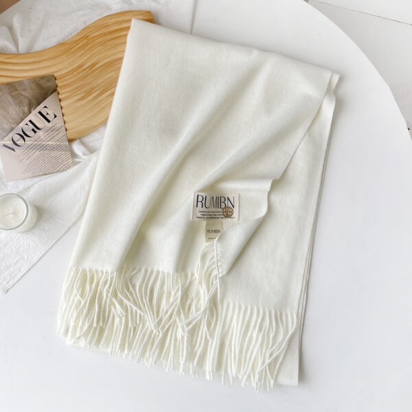 Custom Pure Color Premium Faux Cashmere Scarf