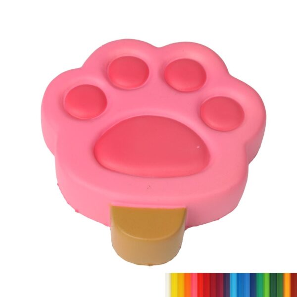 New PU Foam Catspaw Ice Cream Shaped Stress Reliever