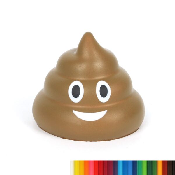 New PU Foam Poop Emoji Shaped Stress Reliever