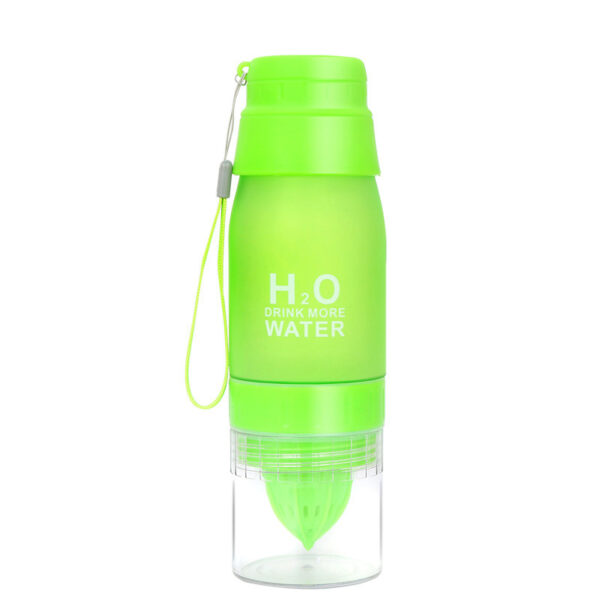 Large Capacity 23oz Portable Colorful Frosted Plastic Bottle