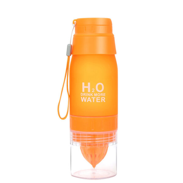 Large Capacity 23oz Portable Colorful Frosted Plastic Bottle