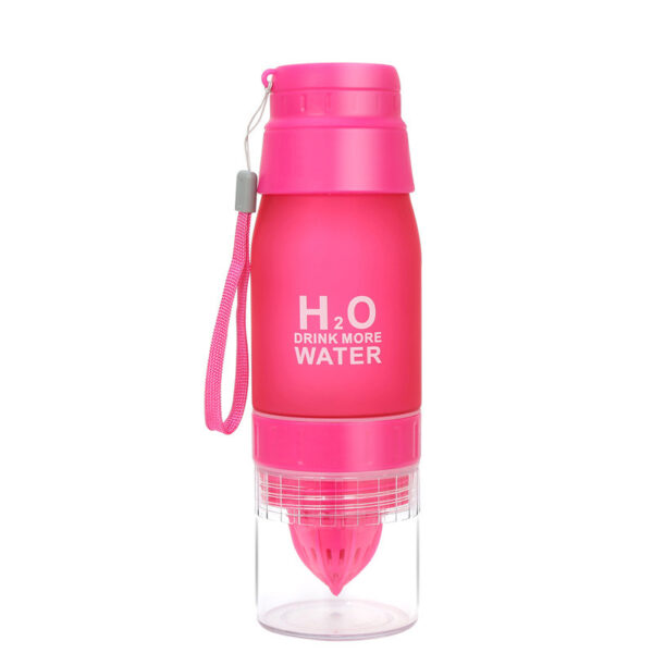 Large Capacity 23oz Portable Colorful Frosted Plastic Bottle