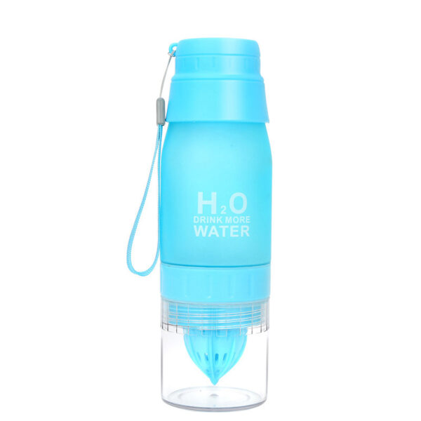 Large Capacity 23oz Portable Colorful Frosted Plastic Bottle