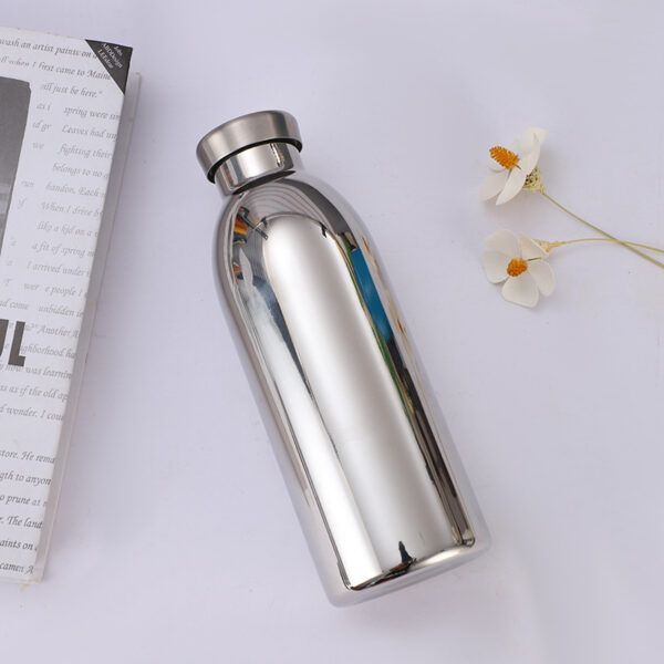 Double Stainless Steel 17oz Sports Vacuum Water Bottle