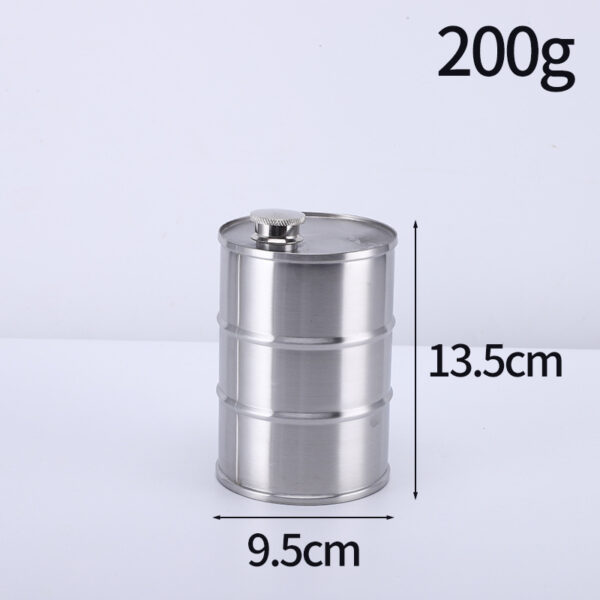 Large Capacity 26oz Oil Drum Shaped Stainless Steel Bottle