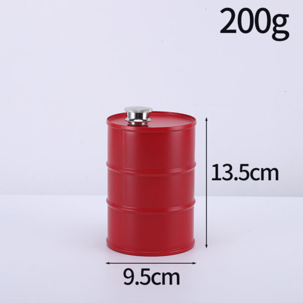 Large Capacity 26oz Oil Drum Shaped Stainless Steel Bottle