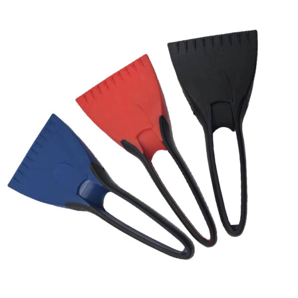 Winter Car Plastic TPR Two-color De-icing Shovel