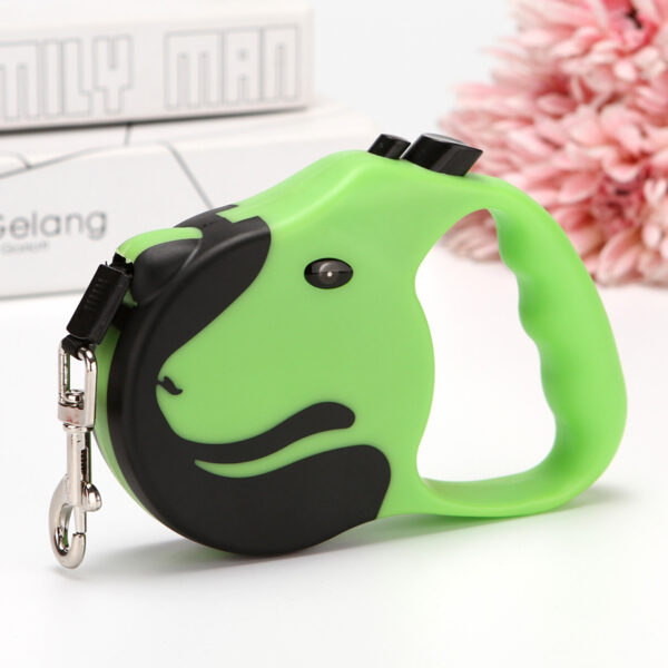 Automatic Dog's Head Retractable Pet Rope