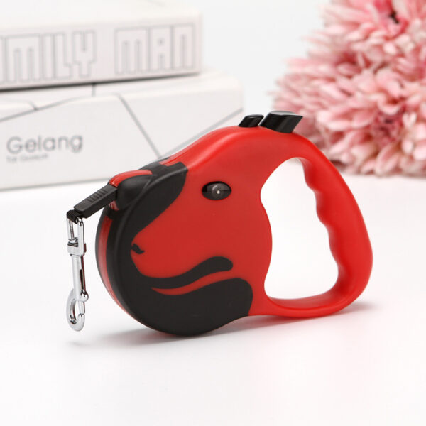 Automatic Dog's Head Retractable Pet Rope