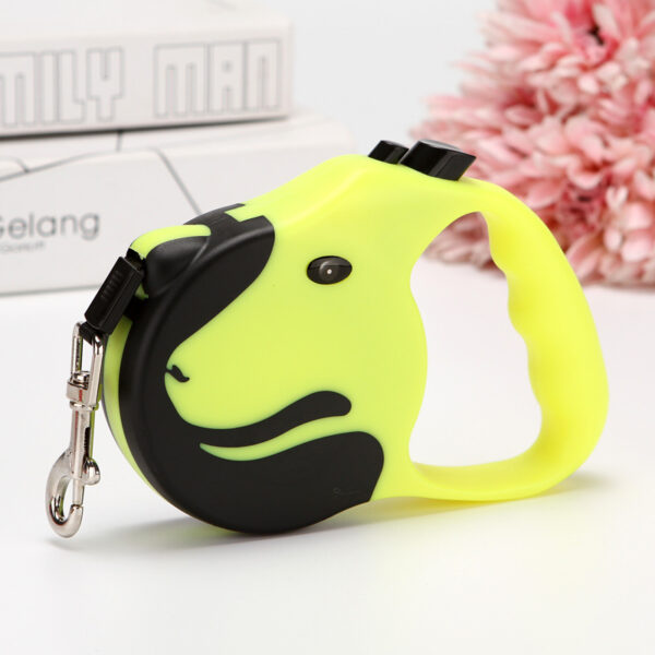 Automatic Dog's Head Retractable Pet Rope