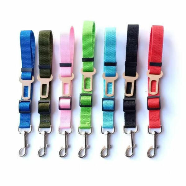 Customized Adjustable Pet Dog Cat Car Seat Belt Safety Leads