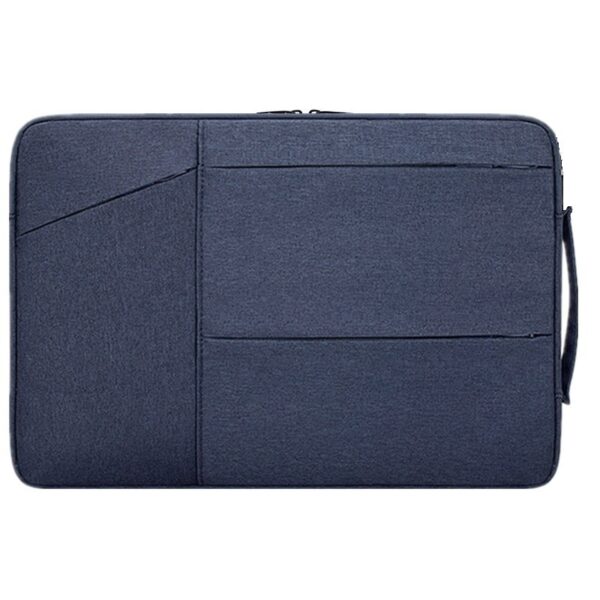 Oxford Fabric Multi-Pocket Fleece Laptop Sleeve