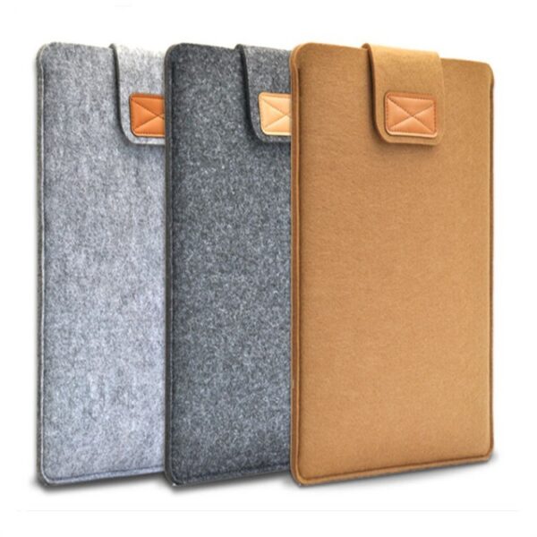 Felt Fabric Velcro Laptop Sleeve