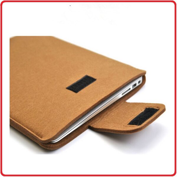 Felt Fabric Velcro Laptop Sleeve