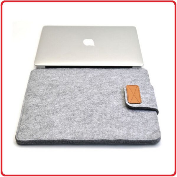 Felt Fabric Velcro Laptop Sleeve