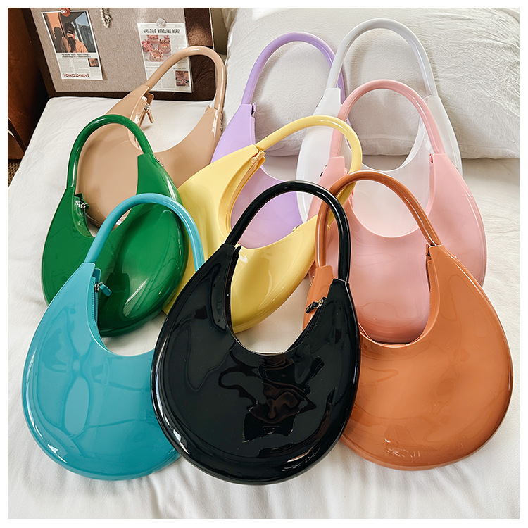 Crescent-Shaped Candy Handbag