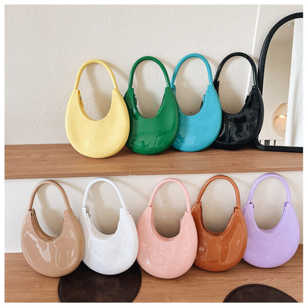 Crescent-Shaped Candy Handbag