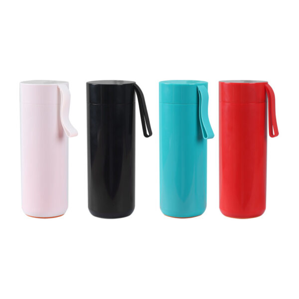 Simple Stainless Steel Suction Base Non-Tip Thermos