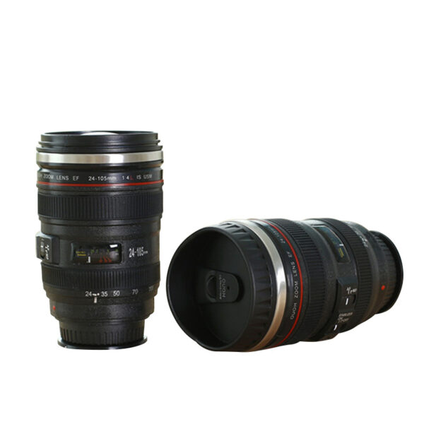 Camera Lens Non-Tip Insulated Cup