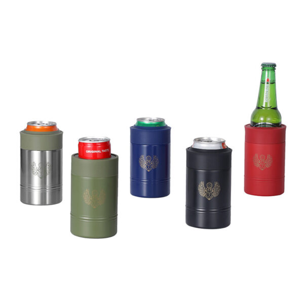 Non-Tip Cooler Cup for Soda Cans