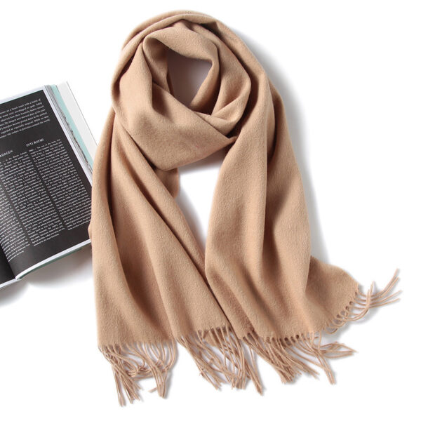 The Ultra-Soft Wool Fringe Scarf