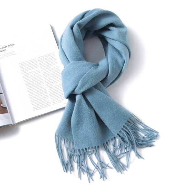 The Ultra-Soft Wool Fringe Scarf