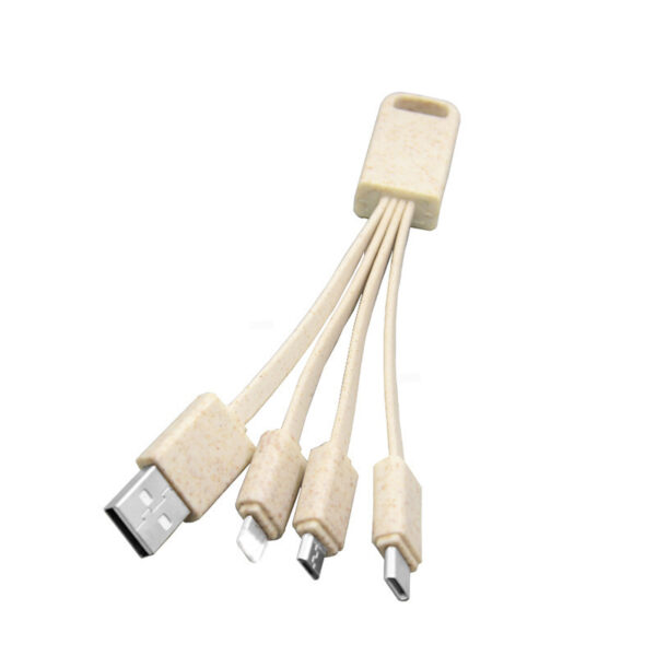 Dual-Port Beaded Charging Cable