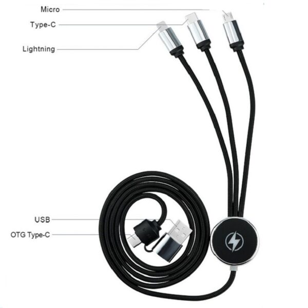 Illum 3-in-1 Light-Up Charging Cable