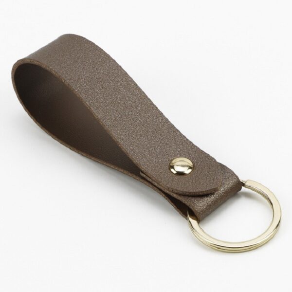 Customizable PU Leather Keychain