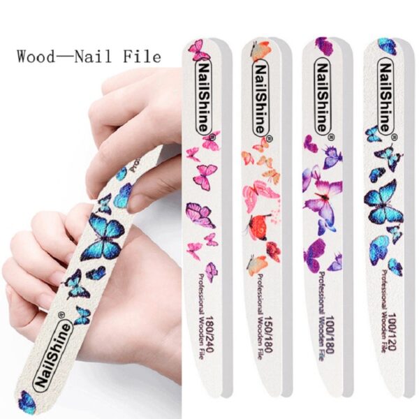 Customizable Wooden Design Nail File