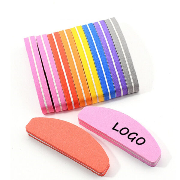 Half Moon MINI Sponge Nail File-Customizable Logo