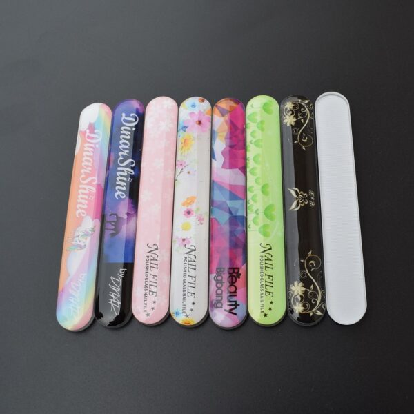 Epoxy Resin Nail File with Custom Full-Color Logo